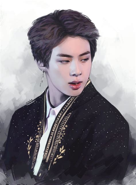 Fanart Jin Bts Anime - Jin #jin #bts | Fanart kpop, Arte de fã ...