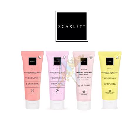 Jual Scarlett Whitening Body Lotion Series Freshy Charming Jolly