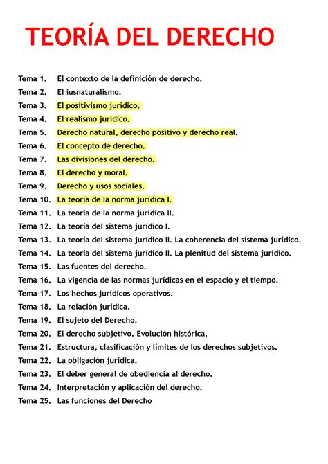 Teoría Del Derecho Libro TeorÍa Del Derecho Tema 1 El Contexto De La