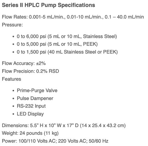 HPLC PUMP | High-Performance Materials Institute