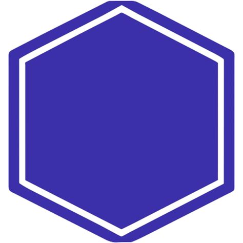 Premium Vector Hexagon Figure Solid Background Icon