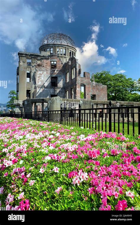 Japan Hiroshima Peace Memorial Genbaku Dome Stock Photo Alamy