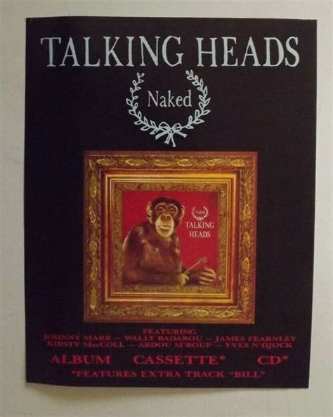 TALKING HEADS NAKED ORIGINAL UK Press Advert EUR PicClick FR