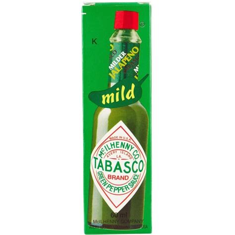 SALSA TABASCO ML 60 VERDE PEPPER SAUCE