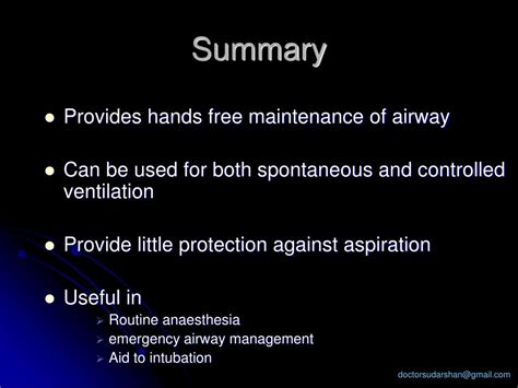 PPT Advances In Supraglottic Airway PowerPoint Presentation Free