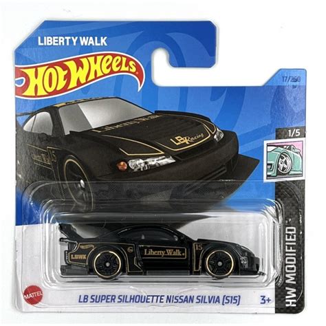 Masinuta Metalica Hot Wheels LB Super Silhouette Nissan Silvia S Negru EMAG Ro