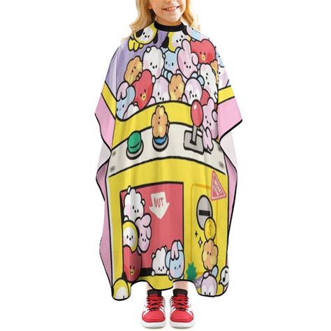 BT21 Пеньюар парикмахерский детский/Фартук для стрижки и окрашивания ...