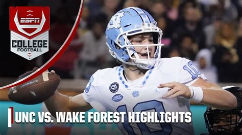 North Carolina Tar Heels vs. Wake Forest Demon Deacons | Full Game ...