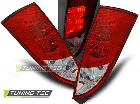 LED Upgrade Design Rückleuchten für Ford Focus MK1 98 04 rot klar