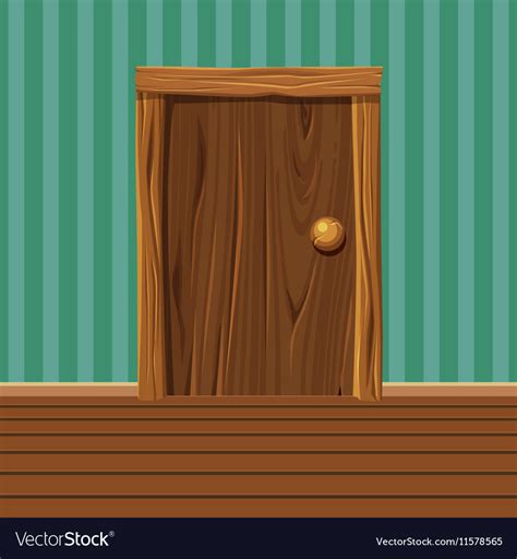 Old Door Cartoon