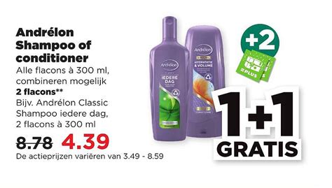 Andr Lon Shampoo Of Conditioner Aanbieding Bij Plus Folders Nl