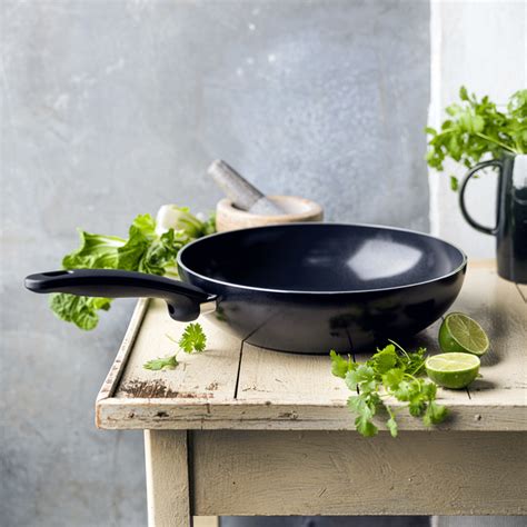 Greenpan Padella Wok Cambridge Infinity Black Cm Litri