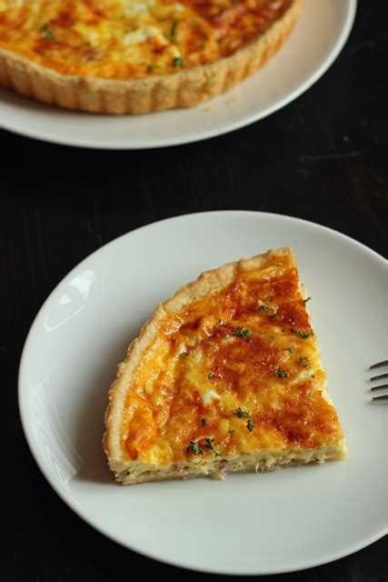 Ham And Gruyere Quiche With Leeks