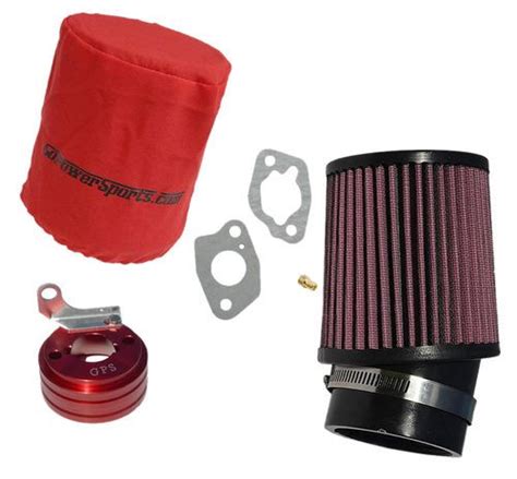 212cc Predator Performance Air Filter Adapter And Upgrade Jet Performance Air Filters Go Kart