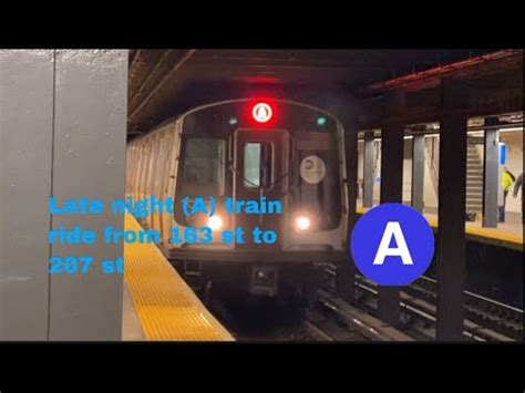 Early Morning Railfanning R179 A Train Ride From 163 St To Inwood