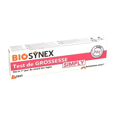 Biosynex Test De Grossesse Simply Test La Pharmacie De Pierre