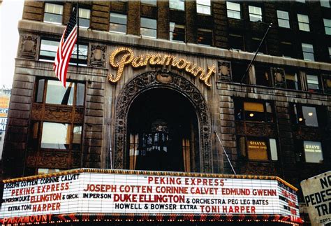 1951 Paramount Theatre New York City Times Square Ny Color Photo Duke