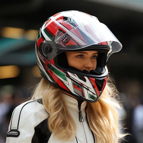 Premium Photo | The Race Helmet for racer and rider