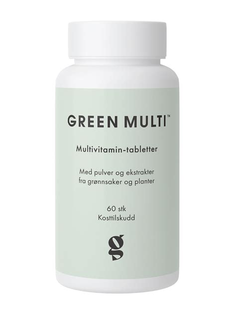 Good For Me Green Multi Multivitamin Tabletter Stk Vitaminer Og