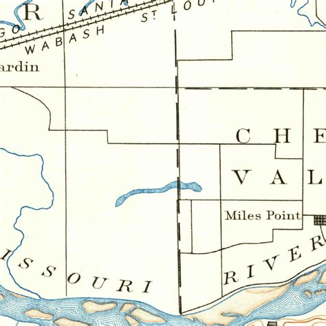 Lexington Mo 1889 125000 Scale Map By United States Geological Survey Avenza Maps