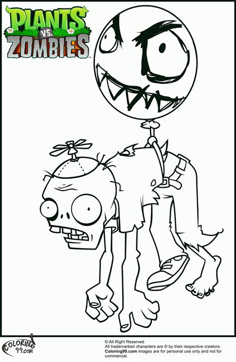 Plants Vs Zombies Coloring Pages - Coloring Home