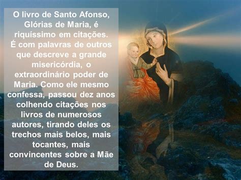 O Livro De Santo Afonso Gl Rias De Maria Riqu Ssimo Em Cita Es