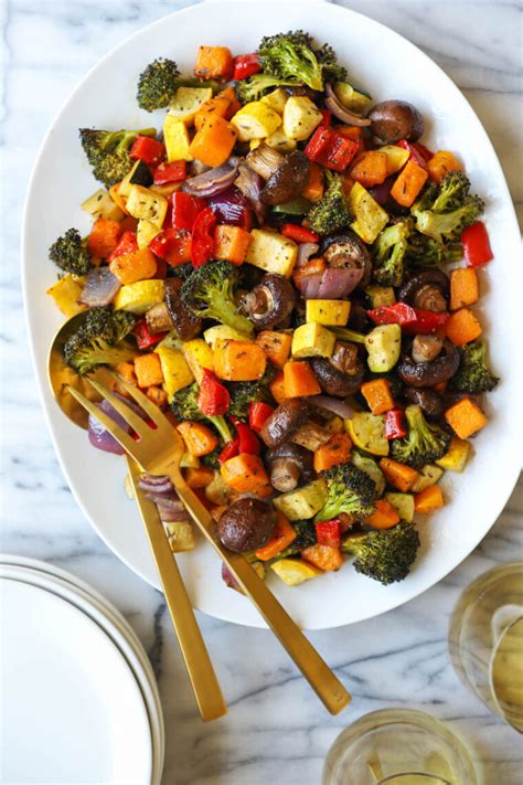 Roasted Vegetables Damn Delicious