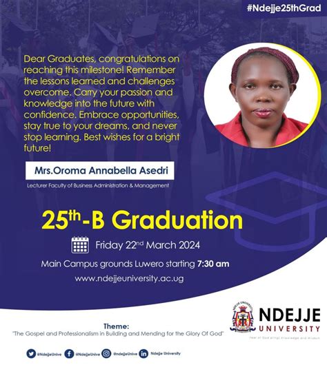 Ndejje University on LinkedIn: #ndejje25thgrad