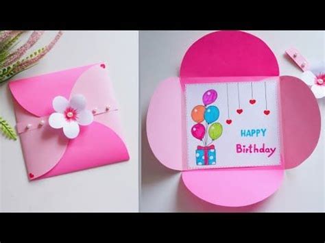 So Cute 😍 Happy Birthday Greeting Card / Birthday Card Making Easy Card ...