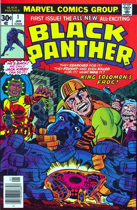 Black Panther 1 Cover Art By Jack Kirby John Verpoorten 1977