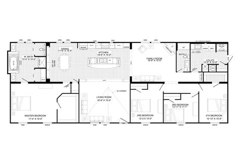 4 Bedroom Modular Home Floor Plans - House Decor Concept Ideas