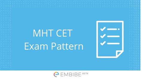 MHT CET 2025 Exam Pattern Marking Scheme Difficulty Total Marks