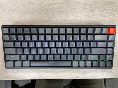 Keychron K Ver Hot Swappable Rgb Backlight Aluminum Dark Keycap Brown Switches Elektronik