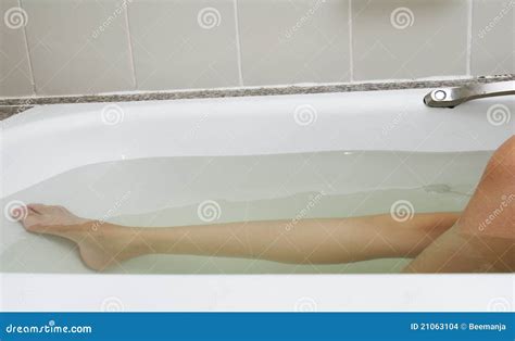 Woman Legs In Bathtub Stock Images - Image: 21063104