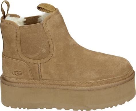 Ugg W Neumel Platform Chelsea Dames Laarzen Chestnut Maat 40 Bol