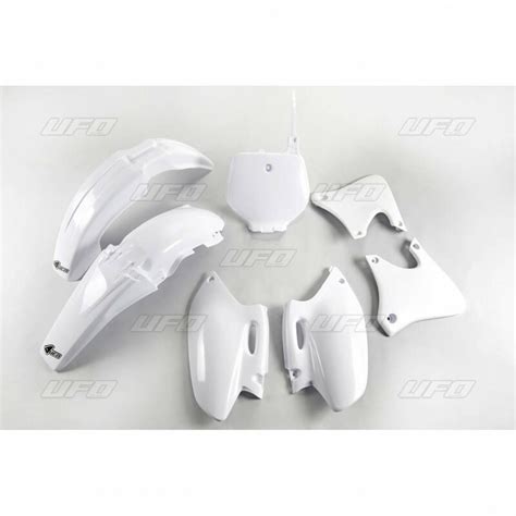 Kit Plastique UFO Blanc Pour Moto Yamaha YZ400F 1998