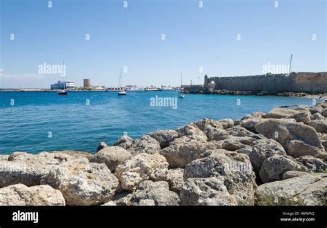 Rhodes Old Town Stock Photo - Alamy