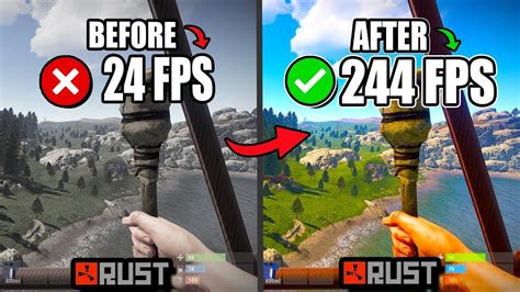 RUST BEST SETTINGS TO BOOST FPS AND FIX FPS DROPS STUTTER Low