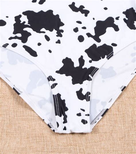 Cow Print Bikini The Cow Print Bikini Swimsuit Cow Printed Pattern Cow Print Shop