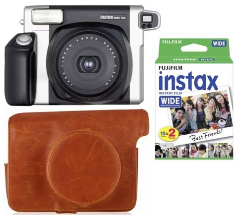 Fujifilm Instax WIDE 300 + Case brown + Instax WIDE Film DP - Foto Erhardt