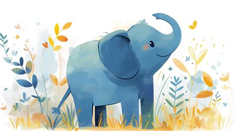 cute elephant backgrounds aesthetic