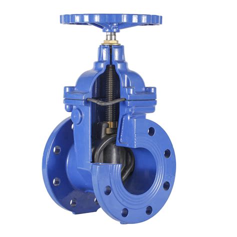 Awwa Ductile Iron Flanged Ends Non Rising Stem Control Water Gate Valve