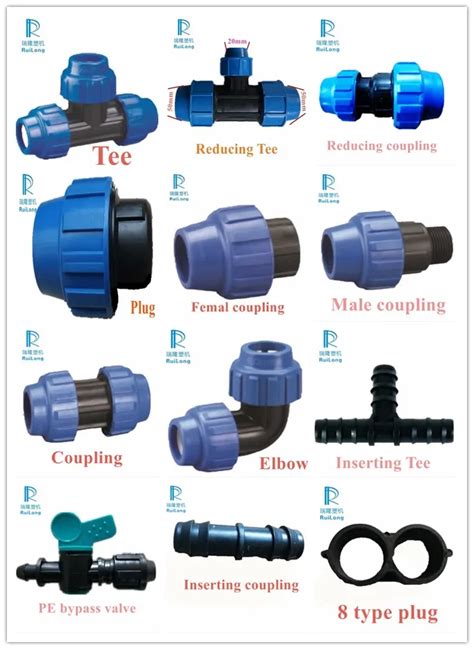 Drip Irrigation Pipe Drip Fittings Plug Kits For Pe Pipe - Buy Drip Irrigation Fittings,Drip ...