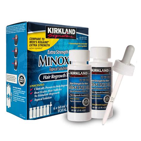 Minoxidil Kirkland 5 Tratamento De 2 Meses Para Crescimento