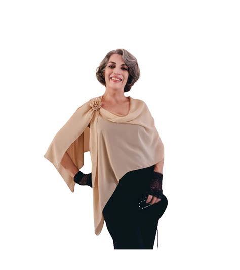 Echarpe Festa Nude Bege Transparente Madrinha Valor A Vista