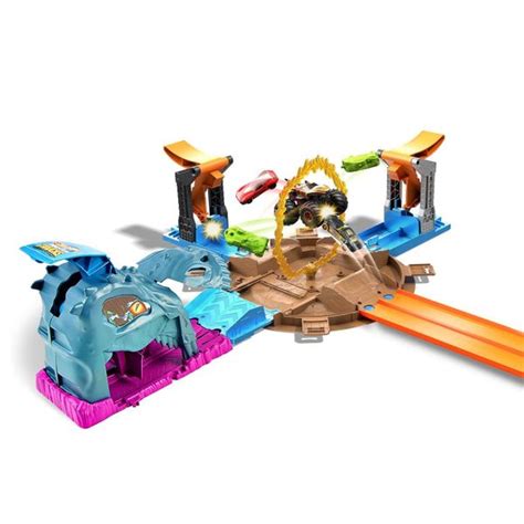 Hot Wheels Monster Truck Zestaw Opona Kaskaderska Arena Auta GVK Arena Pl
