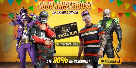 Loja Misteriosa Free Fire Passe De Elite Barato Conjunto Caveirinha