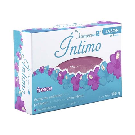 Jabón Íntimo En Barra Lomecan V Fresco 100g Genomma Lab