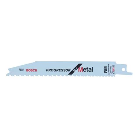 Bosch S123XF Progressor Reciprocating Saw Blade for Metal 150mm (Pack ...