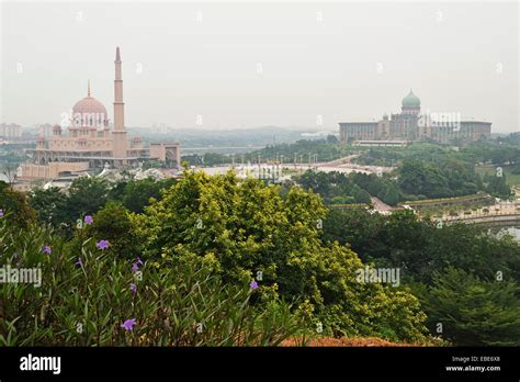 Prime Ministers Office Perdana Putra Putrajaya Malaysia Stock Photo